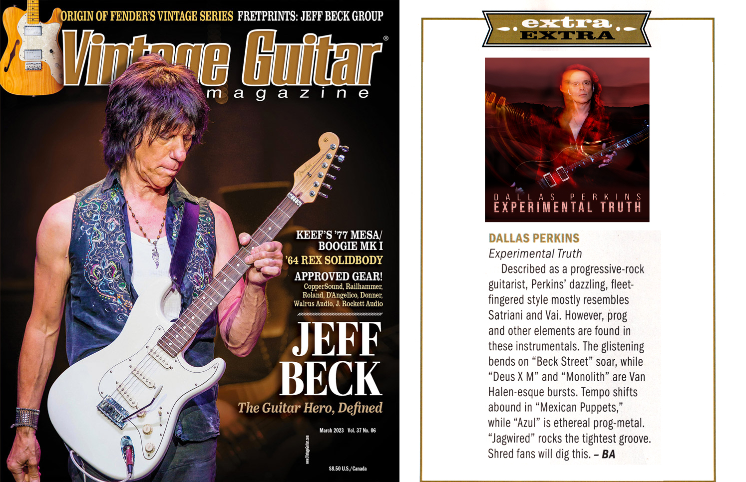 Vintage Guitar Magazine | Jeff Beck